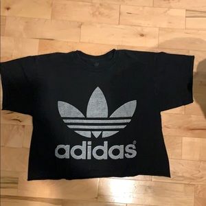 Cotton Adidas Crop Top